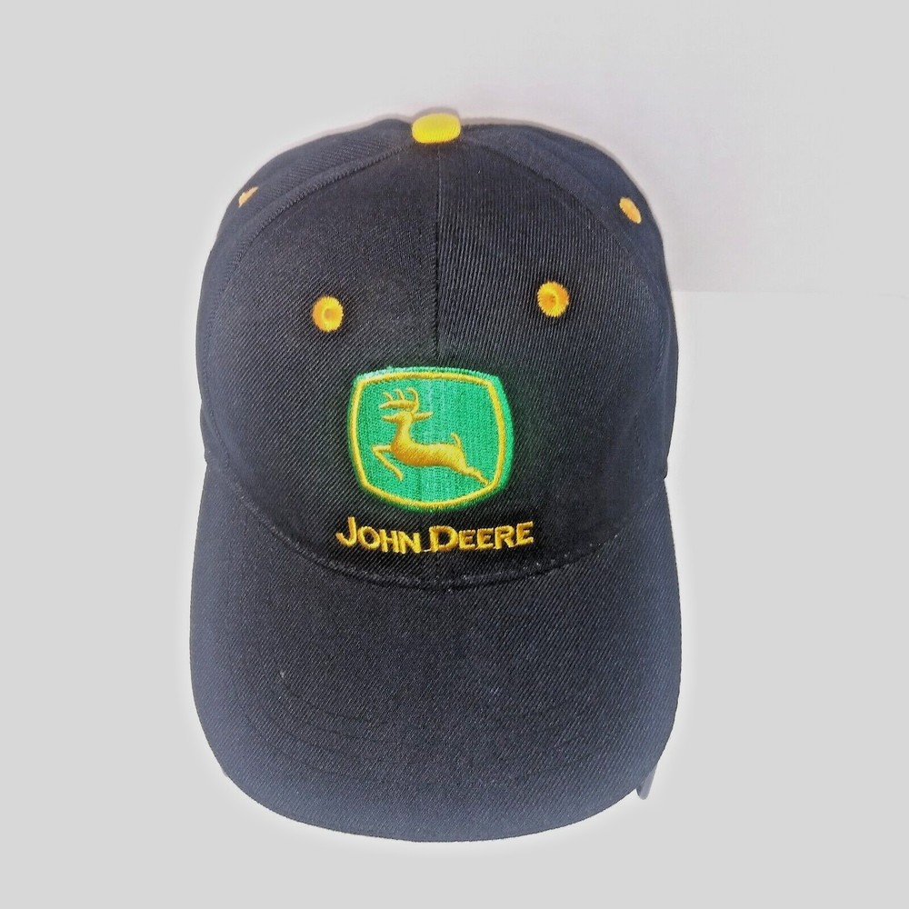 John Deere Baseball Cap Trucker Hat Hook And Loop Adjustable Men's One Size